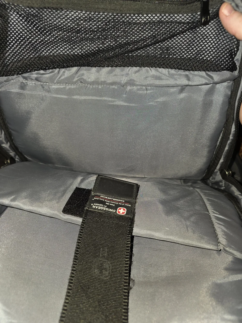 Swissgear Black & Gray Tech Backpack for Men